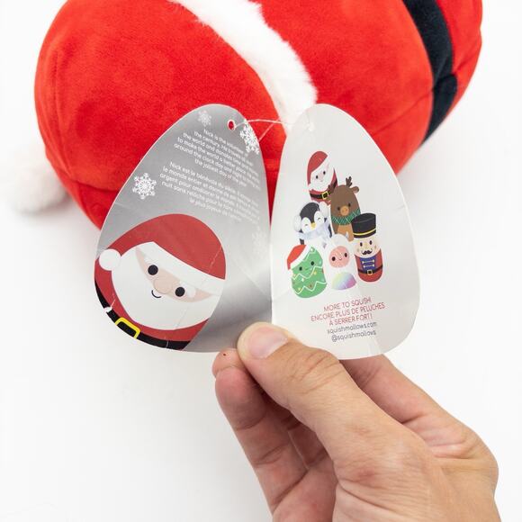 Squishmallows 2021 Christmas 8" Nick the Santa Claus Plush Doll - Picture 10 of 10